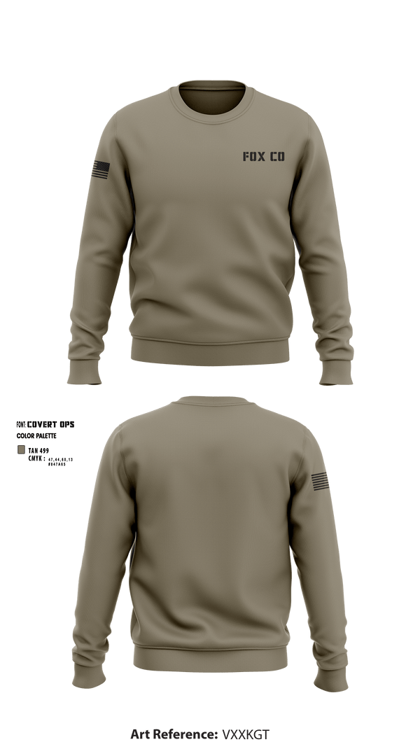 Crew Neck Sweatshirt, FOX CO, Marines, Teamtime, Team time, sublimation, custom sports apparel, team uniforms, spirit wear, spiritwear, sports uniforms, custom shirts, team store, custom team store, fundraiser sports, apparel fundraiser