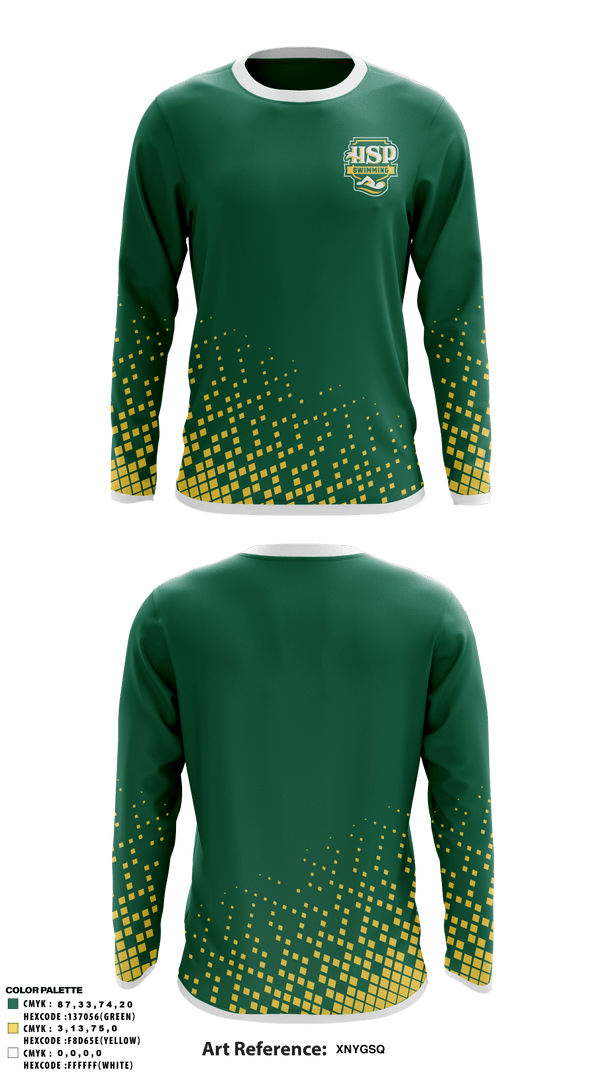 Long Sleeve Performance Shirt, Holy Spirit Preparatory Upper School Swimming, Swimming, Teamtime, Team time, sublimation, custom sports apparel, team uniforms, spirit wear, spiritwear, sports uniforms, custom shirts, team store, custom team store, fundraiser sports, apparel fundraiser