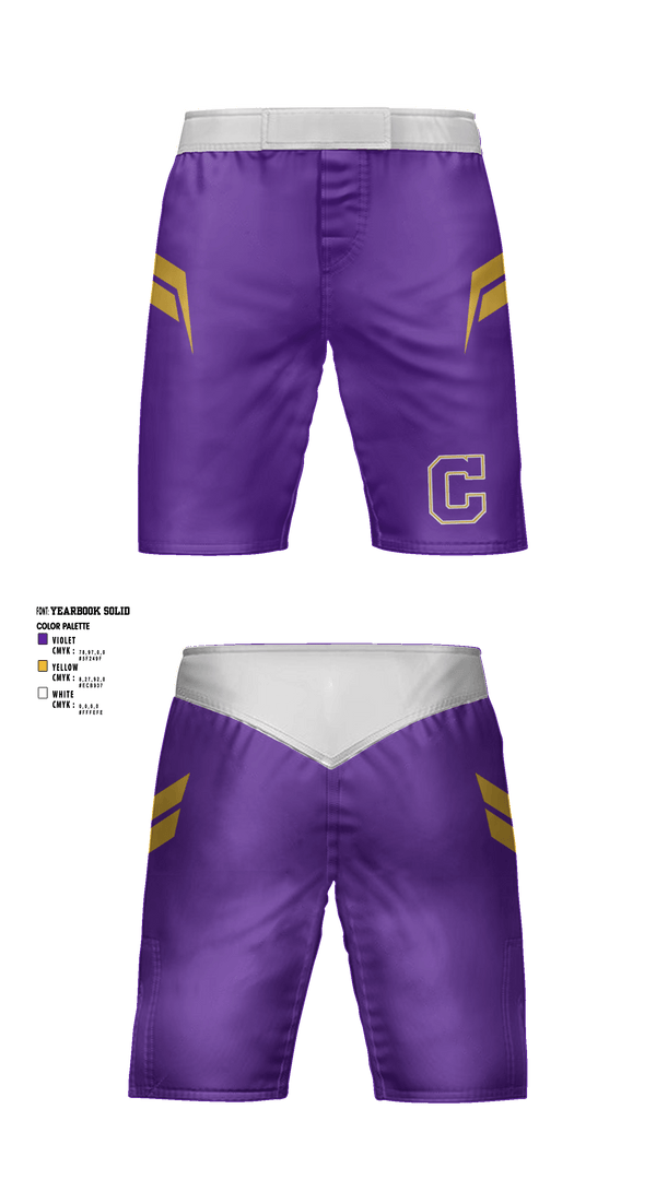 Fight Shorts, Concord High School Wrestling, Wrestling, Teamtime, Team time, sublimation, custom sports apparel, team uniforms, spirit wear, spiritwear, sports uniforms, custom shirts, team store, custom team store, fundraiser sports, apparel fundraiser