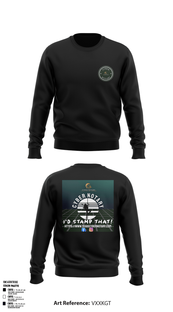 Crew Neck Sweatshirt, Cyber NotaryCyber Notary, , Teamtime, Team time, sublimation, custom sports apparel, team uniforms, spirit wear, spiritwear, sports uniforms, custom shirts, team store, custom team store, fundraiser sports, apparel fundraiser