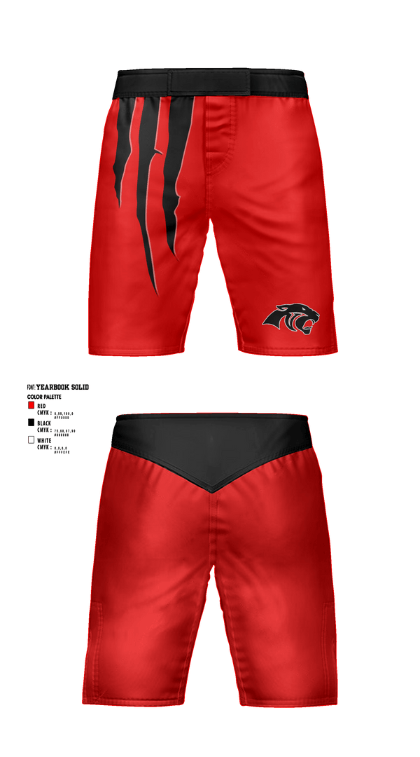 Fight Shorts, Cabot High School Wrestling, Wrestling, Teamtime, Team time, sublimation, custom sports apparel, team uniforms, spirit wear, spiritwear, sports uniforms, custom shirts, team store, custom team store, fundraiser sports, apparel fundraiser