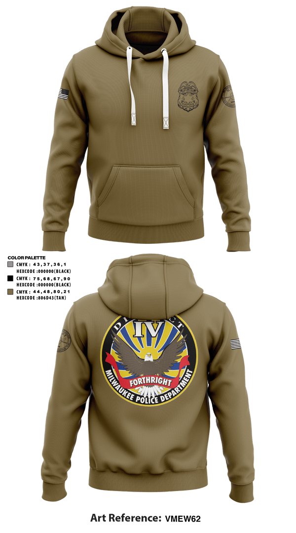 Hoodie, District IV, Police, Teamtime, Team time, sublimation, custom sports apparel, team uniforms, spirit wear, spiritwear, sports uniforms, custom shirts, team store, custom team store, fundraiser sports, apparel fundraiser