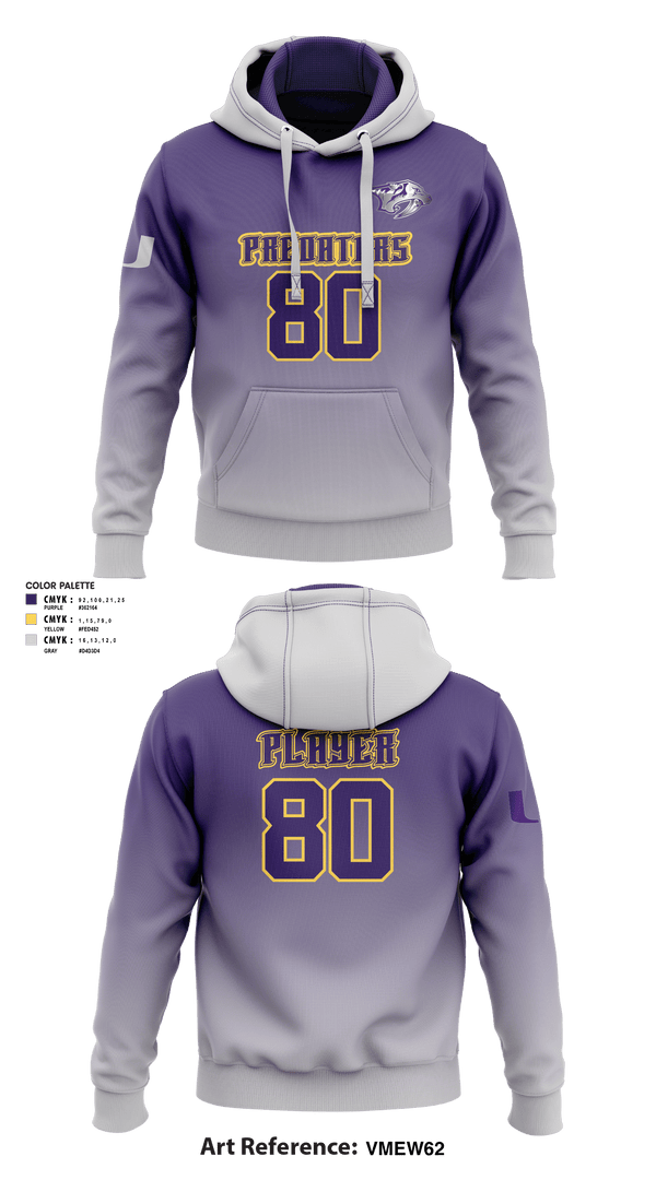 Hoodie, San Antonio Predators Basketball, Men's Basketball, Teamtime, Team time, sublimation, custom sports apparel, team uniforms, spirit wear, spiritwear, sports uniforms, custom shirts, team store, custom team store, fundraiser sports, apparel fundraiser