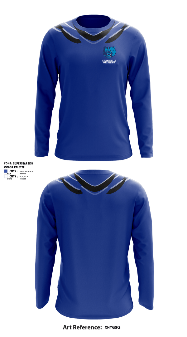 Long Sleeve Rash Guard Shirt, Sylvan Hills High School Wrestling, Wrestling, Teamtime, Team time, sublimation, custom sports apparel, team uniforms, spirit wear, spiritwear, sports uniforms, custom shirts, team store, custom team store, fundraiser sports, apparel fundraiser