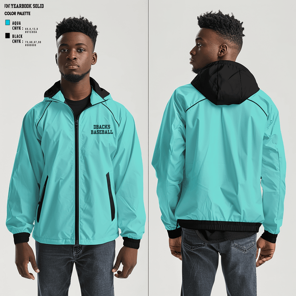Windbreaker, Dbacks, Baseball, Teamtime, Team time, sublimation, custom sports apparel, team uniforms, spirit wear, spiritwear, sports uniforms, custom shirts, team store, custom team store, fundraiser sports, apparel fundraiser