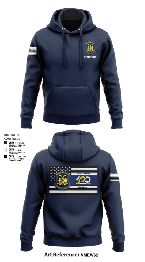 Hoodie, MSHP Class 120, Police, Teamtime, Team time, sublimation, custom sports apparel, team uniforms, spirit wear, spiritwear, sports uniforms, custom shirts, team store, custom team store, fundraiser sports, apparel fundraiser