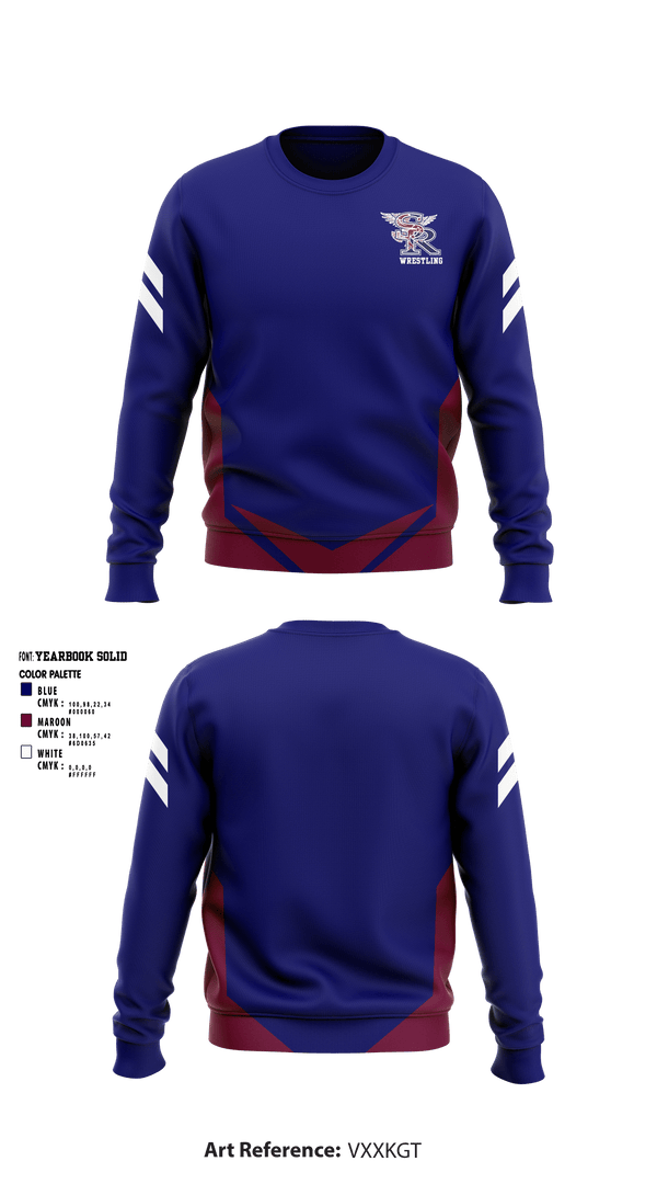 Crew Neck Sweatshirt, Scripps Ranch High School Wrestling, Wrestling, Teamtime, Team time, sublimation, custom sports apparel, team uniforms, spirit wear, spiritwear, sports uniforms, custom shirts, team store, custom team store, fundraiser sports, apparel fundraiser