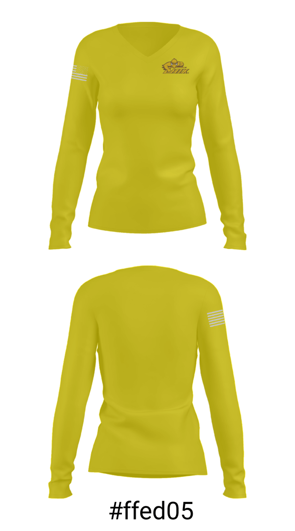 Women's Long Sleeve Vneck Shirt, Zeeland East High School Basketball, Men's Basketball, Teamtime, Team time, sublimation, custom sports apparel, team uniforms, spirit wear, spiritwear, sports uniforms, custom shirts, team store, custom team store, fundraiser sports, apparel fundraiser