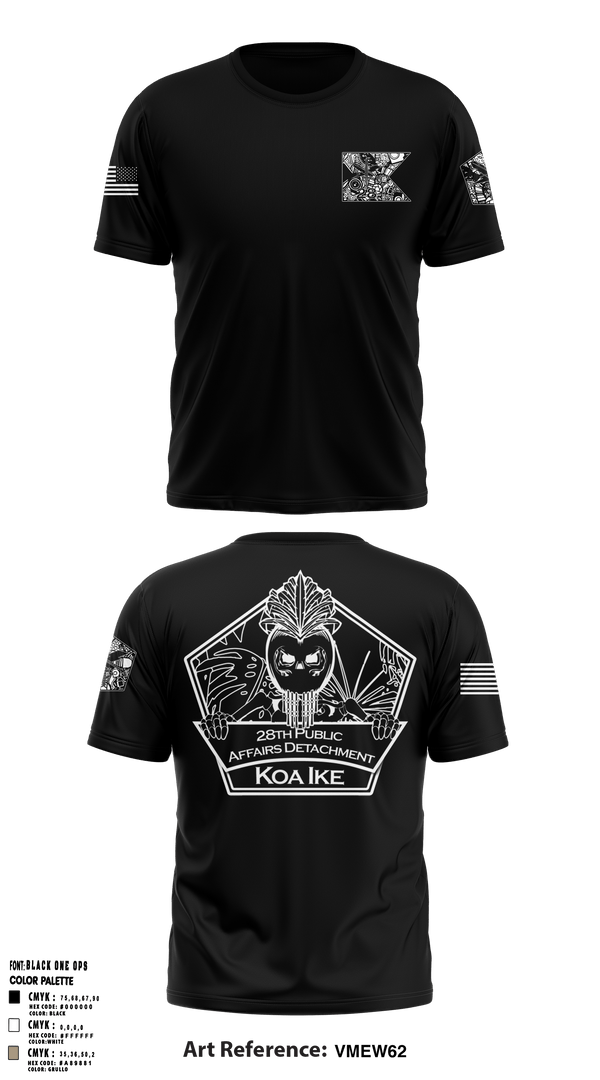 Short Sleeve Performance Shirt, 28th Public Affairs Detachment, Army, Teamtime, Team time, sublimation, custom sports apparel, team uniforms, spirit wear, spiritwear, sports uniforms, custom shirts, team store, custom team store, fundraiser sports, apparel fundraiser