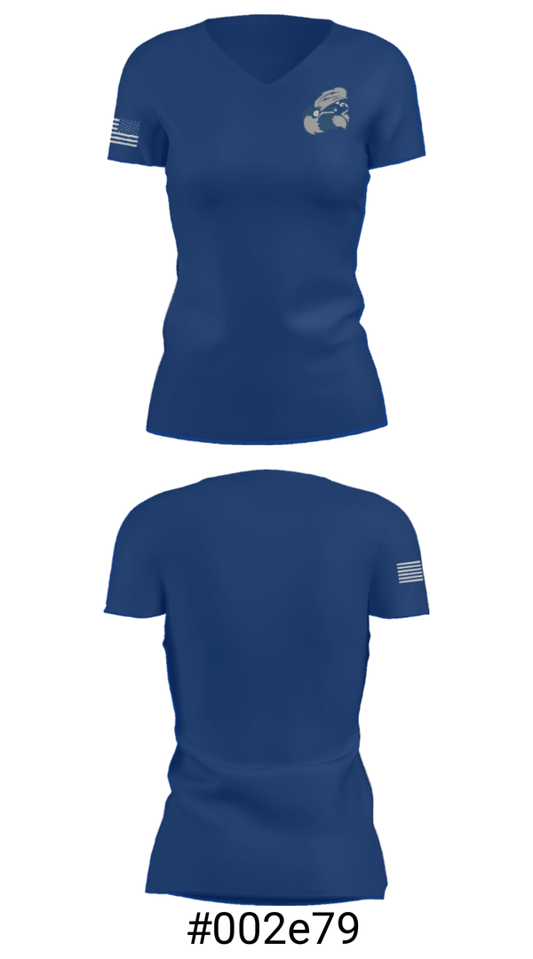 Women's Short Sleeve Vneck Shirt, Philipsburg-Osceola High School Basketball, Men's Basketball, Teamtime, Team time, sublimation, custom sports apparel, team uniforms, spirit wear, spiritwear, sports uniforms, custom shirts, team store, custom team store, fundraiser sports, apparel fundraiser