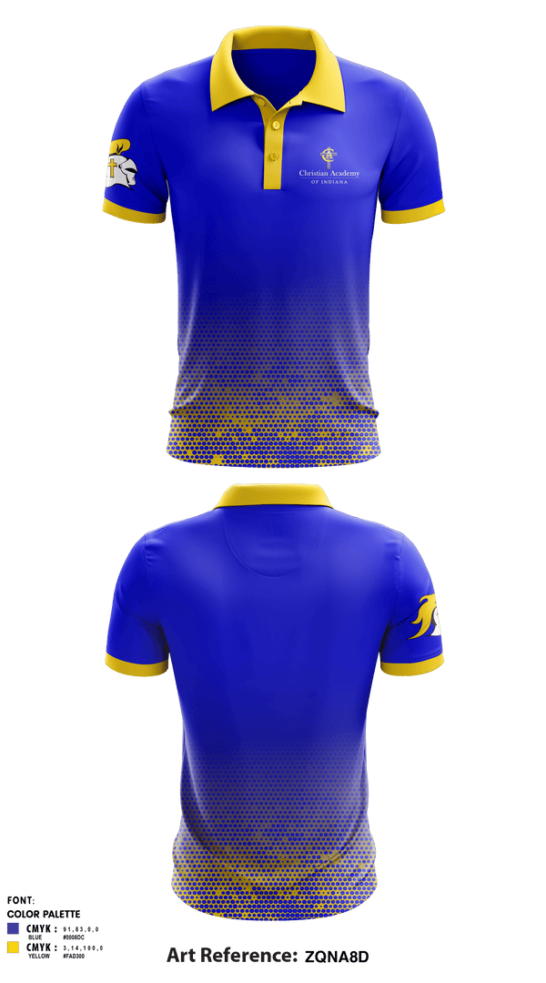 Short Sleeve Performance Polo, Christian Academy of Indiana, Spirit Store, Teamtime, Team time, sublimation, custom sports apparel, team uniforms, spirit wear, spiritwear, sports uniforms, custom shirts, team store, custom team store, fundraiser sports, apparel fundraiser