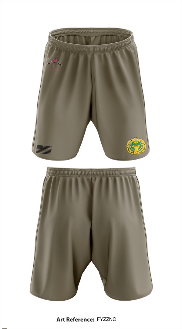 Athletic Shorts With Pockets, Flamingo Co F 3/485 IN, Army, Teamtime, Team time, sublimation, custom sports apparel, team uniforms, spirit wear, spiritwear, sports uniforms, custom shirts, team store, custom team store, fundraiser sports, apparel fundraiser