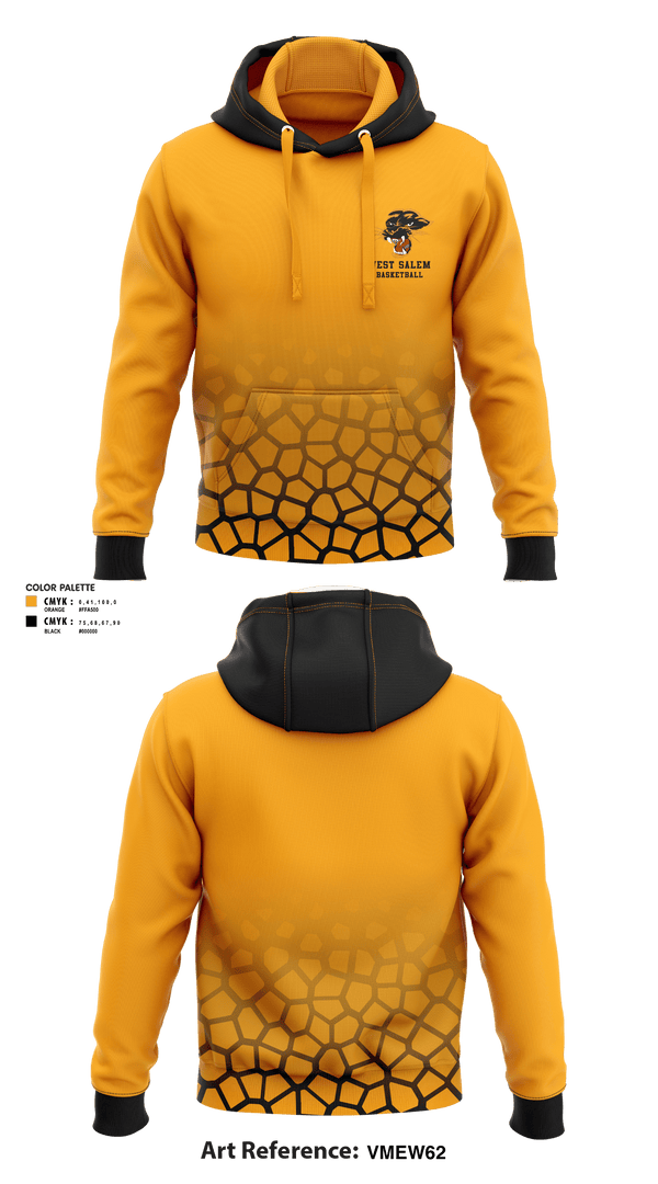 Hoodie, West Salem High School Basketball, Men's Basketball, Teamtime, Team time, sublimation, custom sports apparel, team uniforms, spirit wear, spiritwear, sports uniforms, custom shirts, team store, custom team store, fundraiser sports, apparel fundraiser