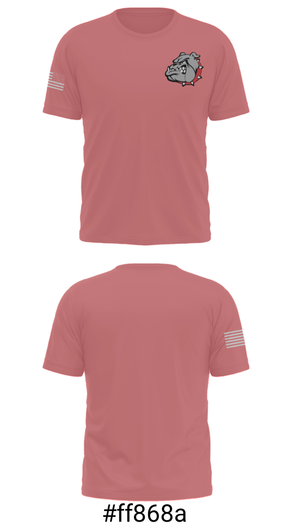 Short Sleeve Performance Shirt, Strathmore Bulldogs, Men's Volleyball, Teamtime, Team time, sublimation, custom sports apparel, team uniforms, spirit wear, spiritwear, sports uniforms, custom shirts, team store, custom team store, fundraiser sports, apparel fundraiser