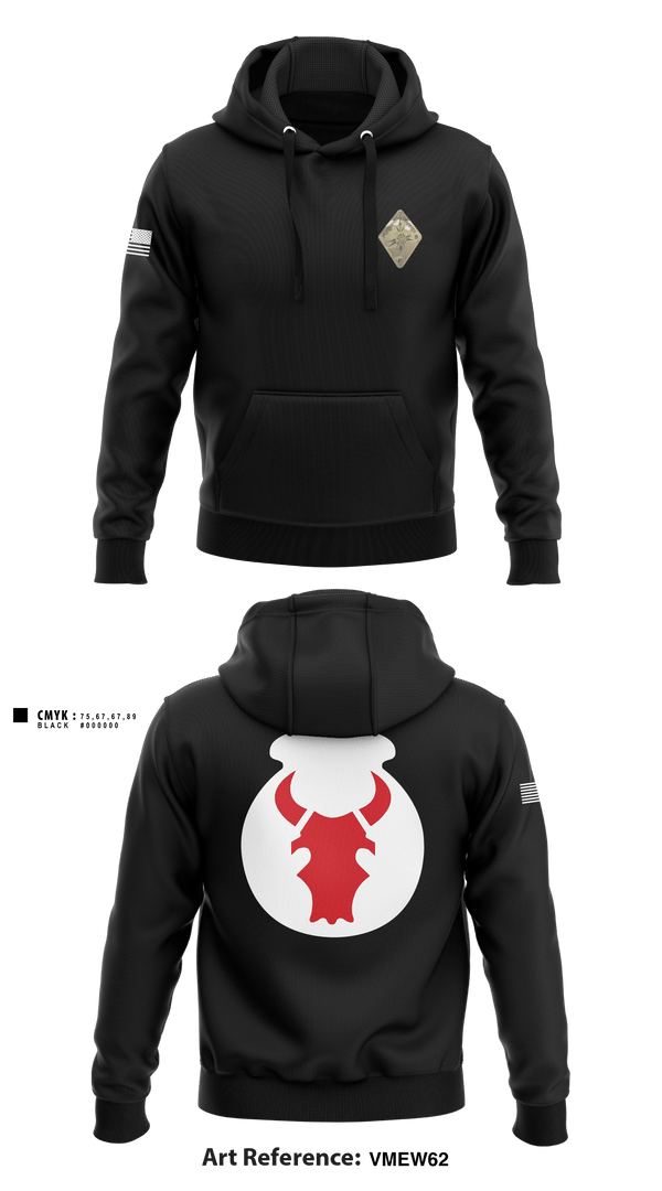 Hoodie, Det. 2 HHB 1-194 FA, National Guard, Teamtime, Team time, sublimation, custom sports apparel, team uniforms, spirit wear, spiritwear, sports uniforms, custom shirts, team store, custom team store, fundraiser sports, apparel fundraiser