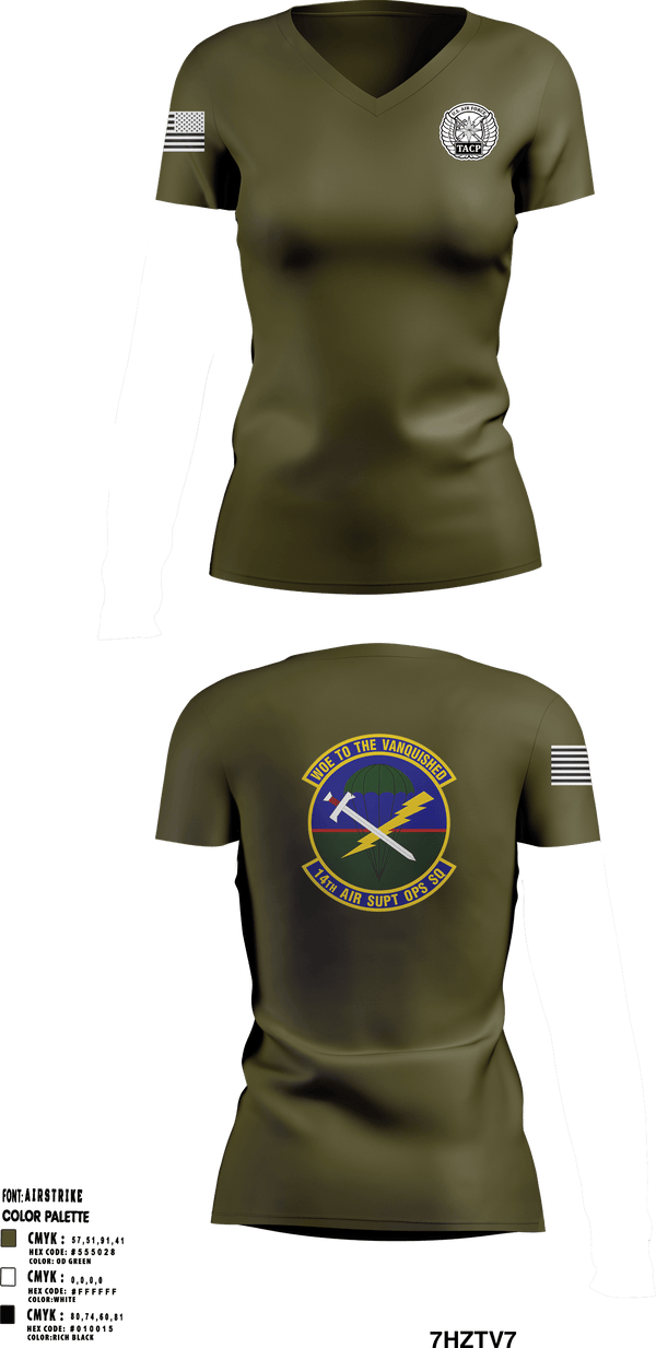 Women's Short Sleeve Vneck Shirt, , Air Force, Teamtime, Team time, sublimation, custom sports apparel, team uniforms, spirit wear, spiritwear, sports uniforms, custom shirts, team store, custom team store, fundraiser sports, apparel fundraiser