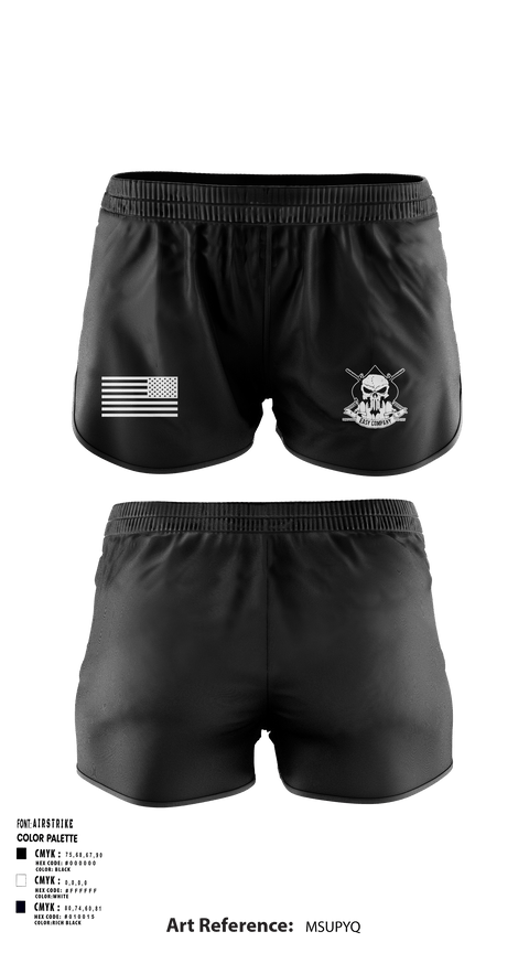 Women's Shorts, Easy Company 3-47, , Teamtime, Team time, sublimation, custom sports apparel, team uniforms, spirit wear, spiritwear, sports uniforms, custom shirts, team store, custom team store, fundraiser sports, apparel fundraiser