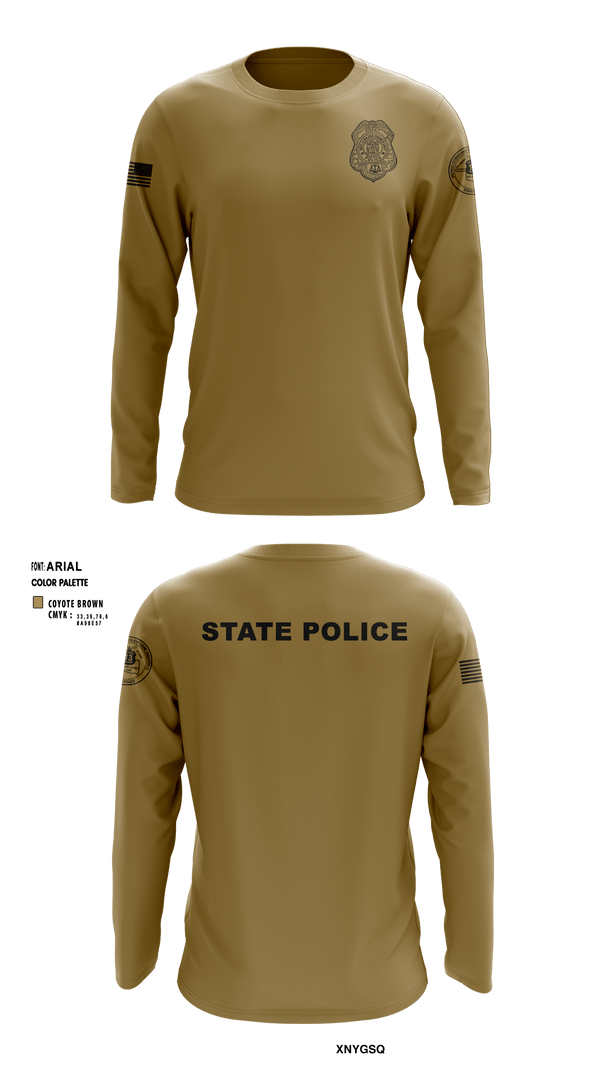 Long Sleeve Performance Shirt, , Police, Teamtime, Team time, sublimation, custom sports apparel, team uniforms, spirit wear, spiritwear, sports uniforms, custom shirts, team store, custom team store, fundraiser sports, apparel fundraiser