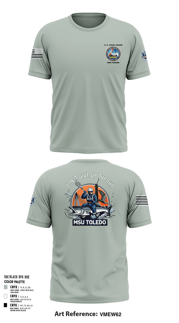 Short Sleeve Performance Shirt, MSU Toledo, Coast Guard, Teamtime, Team time, sublimation, custom sports apparel, team uniforms, spirit wear, spiritwear, sports uniforms, custom shirts, team store, custom team store, fundraiser sports, apparel fundraiser