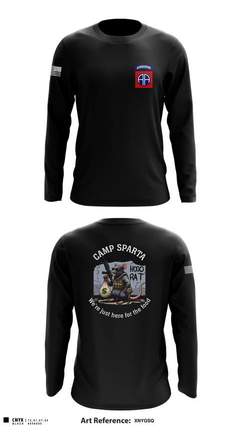 Long Sleeve Performance Shirt, 82nd, Army, Teamtime, Team time, sublimation, custom sports apparel, team uniforms, spirit wear, spiritwear, sports uniforms, custom shirts, team store, custom team store, fundraiser sports, apparel fundraiser