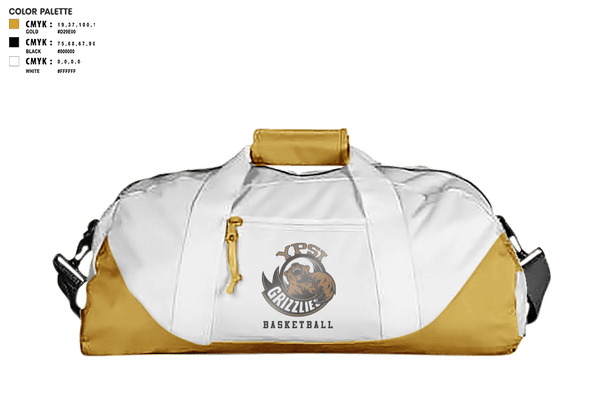 Duffle Bag, Ypsilanti Community High School Basketball, Men's Basketball, Teamtime, Team time, sublimation, custom sports apparel, team uniforms, spirit wear, spiritwear, sports uniforms, custom shirts, team store, custom team store, fundraiser sports, apparel fundraiser
