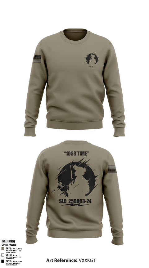 Crew Neck Sweatshirt, SLC 25B003 24, Army, Teamtime, Team time, sublimation, custom sports apparel, team uniforms, spirit wear, spiritwear, sports uniforms, custom shirts, team store, custom team store, fundraiser sports, apparel fundraiser