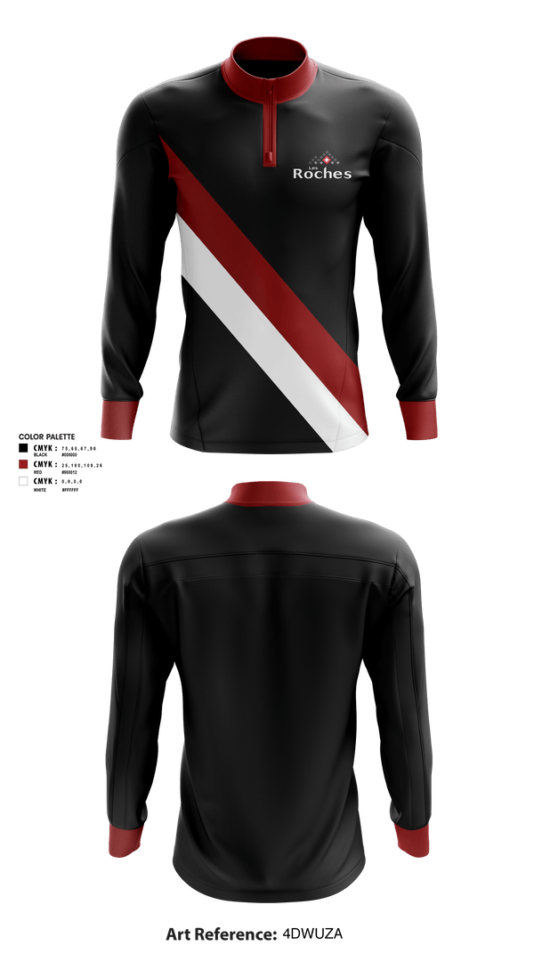 Quarter Zip Jacket, Les Roches, Men's Basketball, Teamtime, Team time, sublimation, custom sports apparel, team uniforms, spirit wear, spiritwear, sports uniforms, custom shirts, team store, custom team store, fundraiser sports, apparel fundraiser