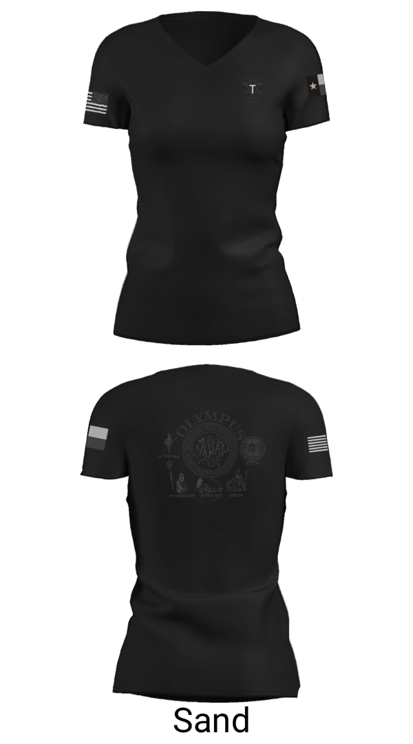 Women's Short Sleeve Vneck Shirt, 3-133 FA, Army, Teamtime, Team time, sublimation, custom sports apparel, team uniforms, spirit wear, spiritwear, sports uniforms, custom shirts, team store, custom team store, fundraiser sports, apparel fundraiser