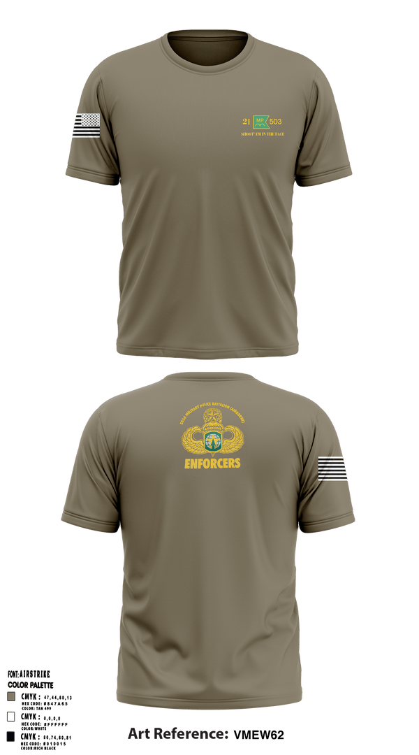 Short Sleeve Performance Shirt, 21ST MILITARY POLICE COMPANY (AIRBORNE), Army, Teamtime, Team time, sublimation, custom sports apparel, team uniforms, spirit wear, spiritwear, sports uniforms, custom shirts, team store, custom team store, fundraiser sports, apparel fundraiser