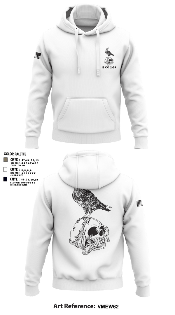 Hoodie, E CO 2-39, Army, Teamtime, Team time, sublimation, custom sports apparel, team uniforms, spirit wear, spiritwear, sports uniforms, custom shirts, team store, custom team store, fundraiser sports, apparel fundraiser