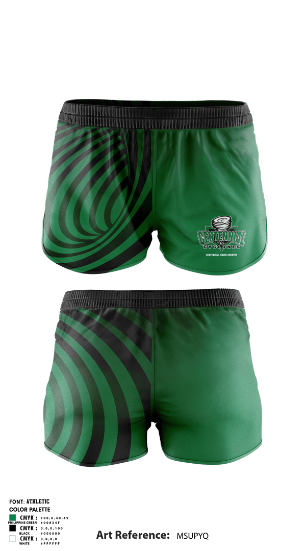 Track Shorts, Centennial Middle School Cross Country, Cross Country, Teamtime, Team time, sublimation, custom sports apparel, team uniforms, spirit wear, spiritwear, sports uniforms, custom shirts, team store, custom team store, fundraiser sports, apparel fundraiser