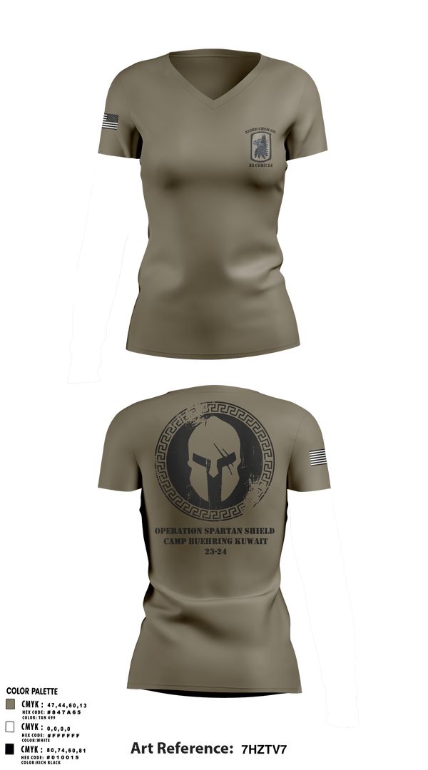 Women's Short Sleeve Vneck Shirt, , Army, Teamtime, Team time, sublimation, custom sports apparel, team uniforms, spirit wear, spiritwear, sports uniforms, custom shirts, team store, custom team store, fundraiser sports, apparel fundraiser