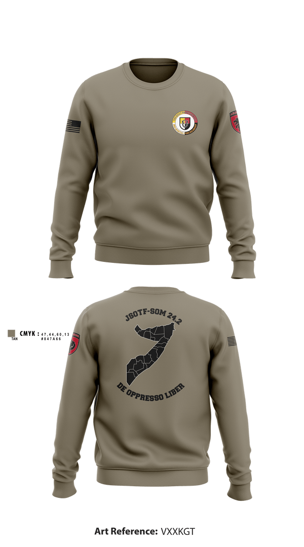 Crew Neck Sweatshirt, J4 GSB, Army, Teamtime, Team time, sublimation, custom sports apparel, team uniforms, spirit wear, spiritwear, sports uniforms, custom shirts, team store, custom team store, fundraiser sports, apparel fundraiser
