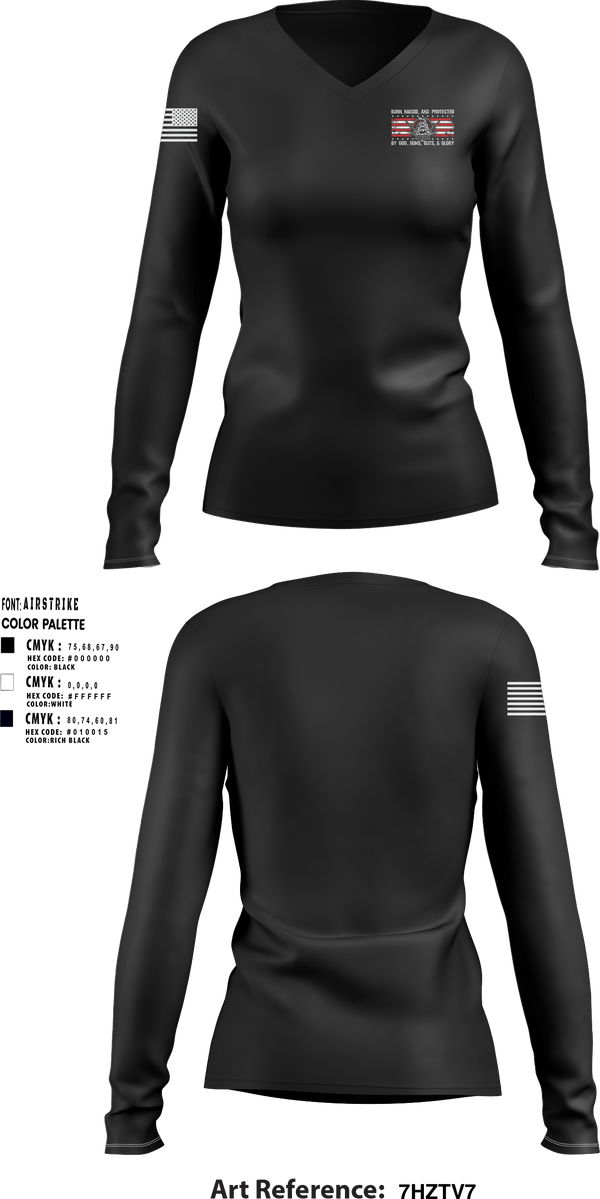 Women's Long Sleeve Vneck Shirt, GOD'S GANGSTER'SREDNECK'SREDNECK'SREDNECK'SREDNECK'S, Bowling, Teamtime, Team time, sublimation, custom sports apparel, team uniforms, spirit wear, spiritwear, sports uniforms, custom shirts, team store, custom team store, fundraiser sports, apparel fundraiser