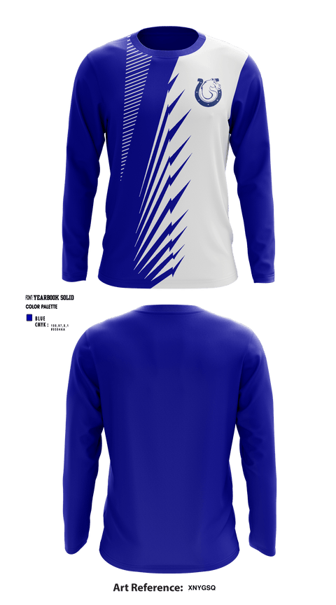 Long Sleeve Performance Shirt, Sanford H Calhoun High School Track and Field, Track & Field, Teamtime, Team time, sublimation, custom sports apparel, team uniforms, spirit wear, spiritwear, sports uniforms, custom shirts, team store, custom team store, fundraiser sports, apparel fundraiser