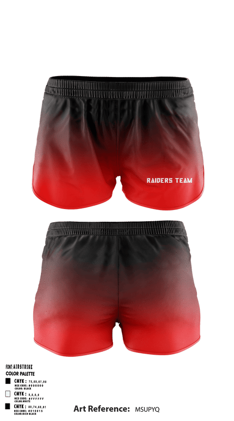Ranger Panties, Raiders team, , Teamtime, Team time, sublimation, custom sports apparel, team uniforms, spirit wear, spiritwear, sports uniforms, custom shirts, team store, custom team store, fundraiser sports, apparel fundraiser