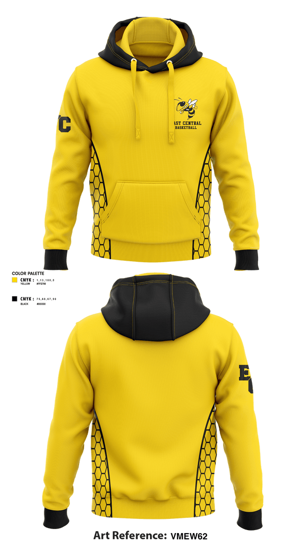Hoodie, East Central High School Basketball, Women's Basketball, Teamtime, Team time, sublimation, custom sports apparel, team uniforms, spirit wear, spiritwear, sports uniforms, custom shirts, team store, custom team store, fundraiser sports, apparel fundraiser