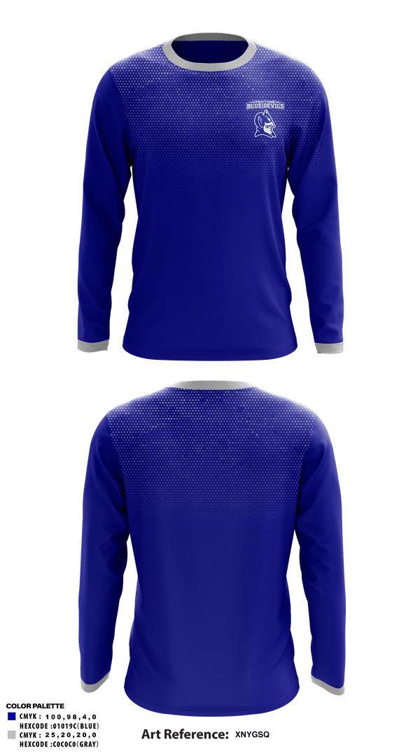 Long Sleeve Performance Shirt, Peotone Blue Devils, Wrestling, Teamtime, Team time, sublimation, custom sports apparel, team uniforms, spirit wear, spiritwear, sports uniforms, custom shirts, team store, custom team store, fundraiser sports, apparel fundraiser