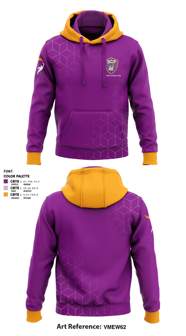 Hoodie, Downtown College Prep - Alum Rock Middle School, Spirit Store, Teamtime, Team time, sublimation, custom sports apparel, team uniforms, spirit wear, spiritwear, sports uniforms, custom shirts, team store, custom team store, fundraiser sports, apparel fundraiser