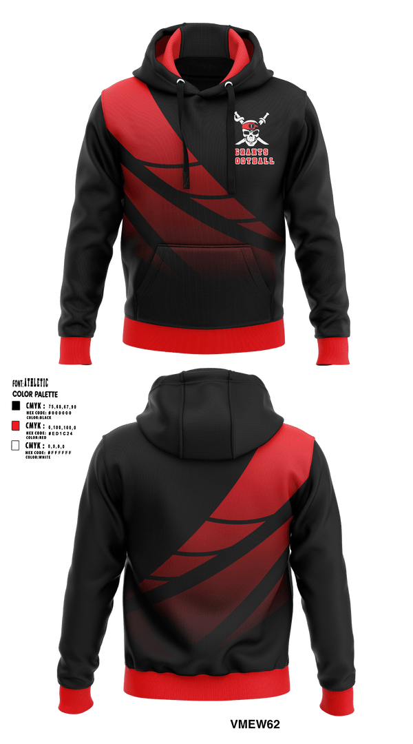 Hoodie, Pirates, Football, Teamtime, Team time, sublimation, custom sports apparel, team uniforms, spirit wear, spiritwear, sports uniforms, custom shirts, team store, custom team store, fundraiser sports, apparel fundraiser