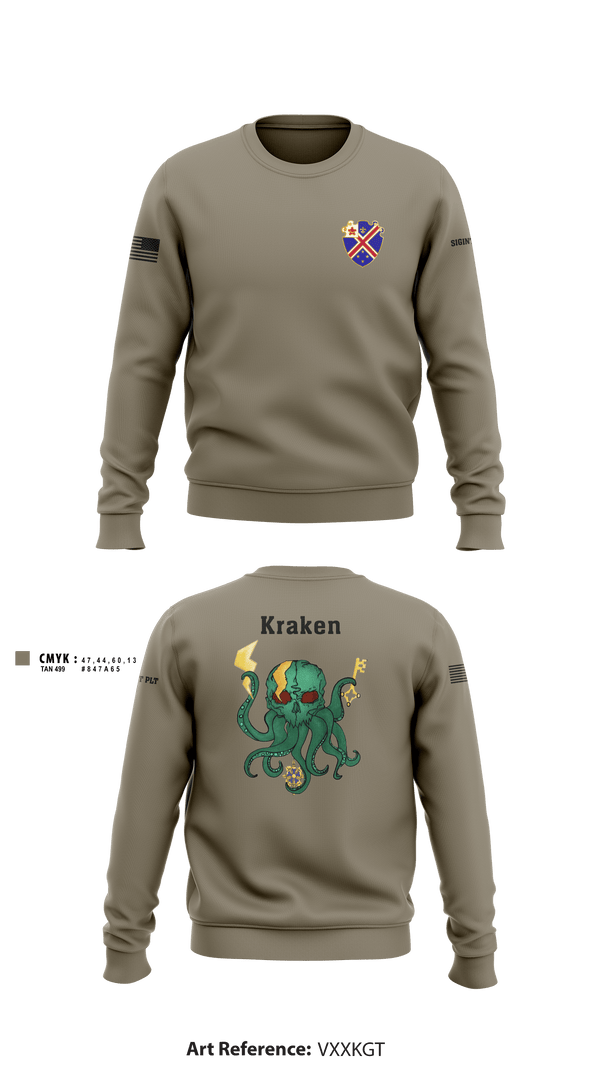 Crew Neck Sweatshirt, , Army, Teamtime, Team time, sublimation, custom sports apparel, team uniforms, spirit wear, spiritwear, sports uniforms, custom shirts, team store, custom team store, fundraiser sports, apparel fundraiser