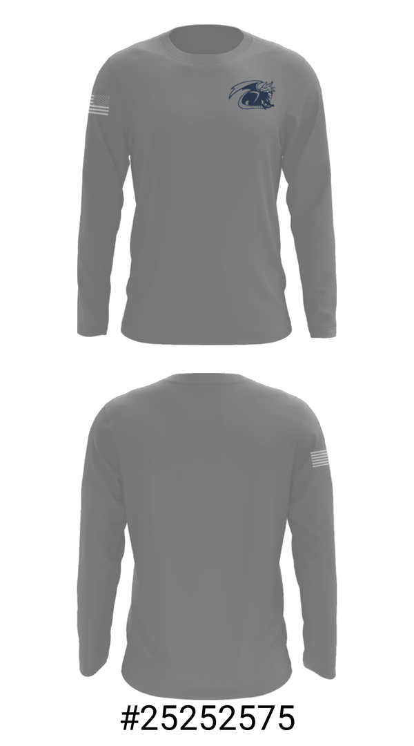 Long Sleeve Performance Shirt, Henry F Moss Middle School Football, Football, Teamtime, Team time, sublimation, custom sports apparel, team uniforms, spirit wear, spiritwear, sports uniforms, custom shirts, team store, custom team store, fundraiser sports, apparel fundraiser