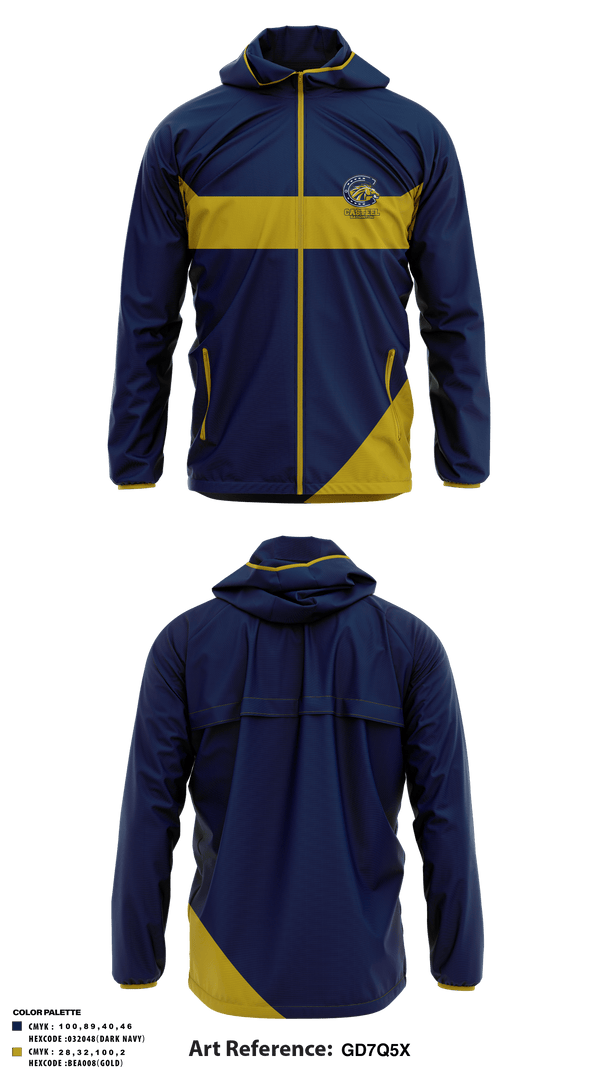 Windbreaker, Casteel High School Badminton, Spirit Store, Teamtime, Team time, sublimation, custom sports apparel, team uniforms, spirit wear, spiritwear, sports uniforms, custom shirts, team store, custom team store, fundraiser sports, apparel fundraiser
