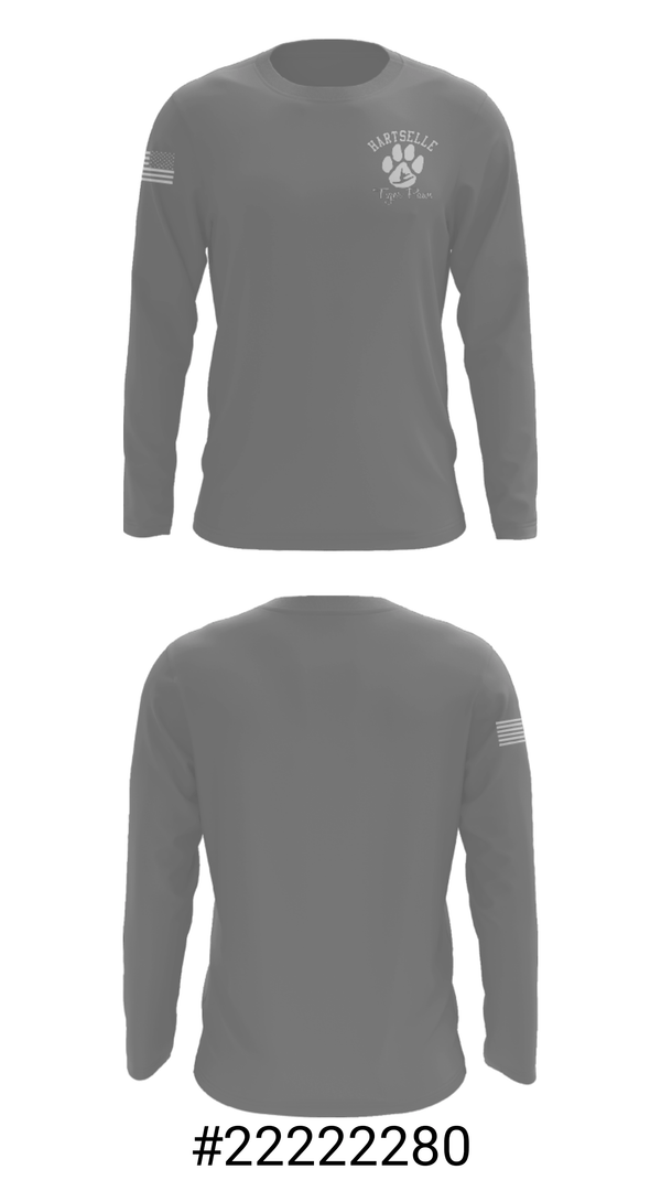 Long Sleeve Performance Shirt, Hartselle High School Dance, Spirit Store, Teamtime, Team time, sublimation, custom sports apparel, team uniforms, spirit wear, spiritwear, sports uniforms, custom shirts, team store, custom team store, fundraiser sports, apparel fundraiser