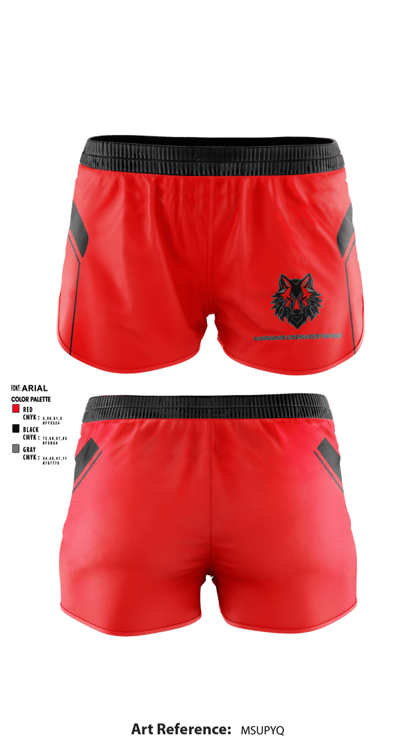 Women's Shorts, Ragnarok Ordnance Works, , Teamtime, Team time, sublimation, custom sports apparel, team uniforms, spirit wear, spiritwear, sports uniforms, custom shirts, team store, custom team store, fundraiser sports, apparel fundraiser