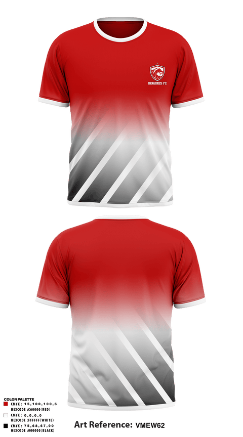Short Sleeve Performance Shirt, Dragones FC, Men's Soccer, Teamtime, Team time, sublimation, custom sports apparel, team uniforms, spirit wear, spiritwear, sports uniforms, custom shirts, team store, custom team store, fundraiser sports, apparel fundraiser