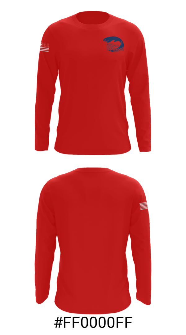 Long Sleeve Performance Shirt, Port Gibson High School Cross Country, Cross Country, Teamtime, Team time, sublimation, custom sports apparel, team uniforms, spirit wear, spiritwear, sports uniforms, custom shirts, team store, custom team store, fundraiser sports, apparel fundraiser