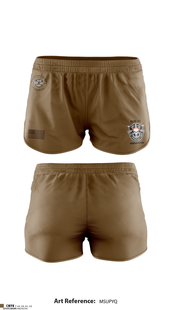 Ranger Panties, MCPOD-XVIII Airborne Corps, Army, Teamtime, Team time, sublimation, custom sports apparel, team uniforms, spirit wear, spiritwear, sports uniforms, custom shirts, team store, custom team store, fundraiser sports, apparel fundraiser