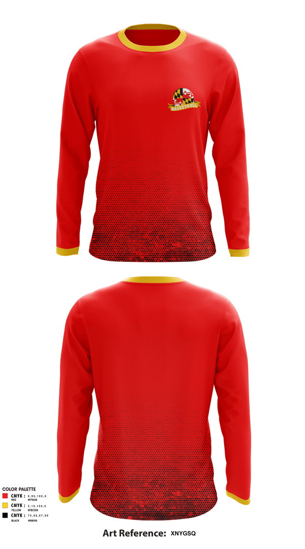 Long Sleeve Performance Shirt, Mid Maryland Boys Basketball, Men's Basketball, Teamtime, Team time, sublimation, custom sports apparel, team uniforms, spirit wear, spiritwear, sports uniforms, custom shirts, team store, custom team store, fundraiser sports, apparel fundraiser
