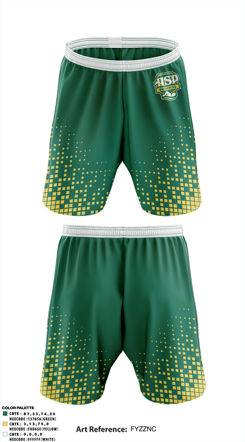 Athletic Shorts With Pockets, Holy Spirit Preparatory Upper School Swimming, Swimming, Teamtime, Team time, sublimation, custom sports apparel, team uniforms, spirit wear, spiritwear, sports uniforms, custom shirts, team store, custom team store, fundraiser sports, apparel fundraiser